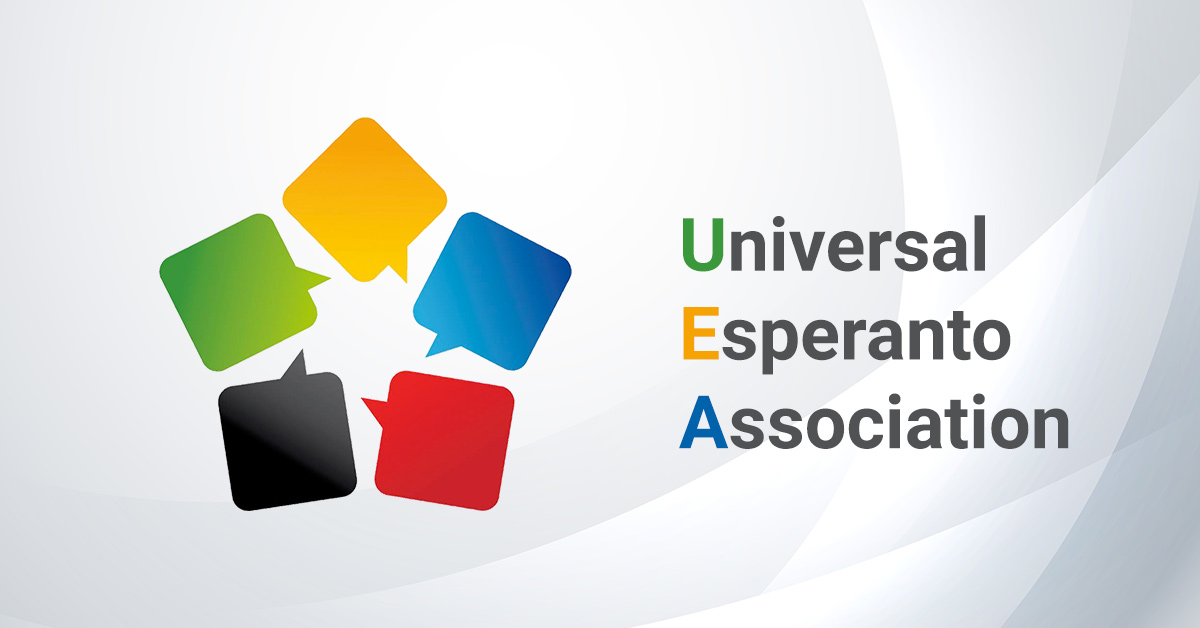 The logo of Universal Esperanto Association.