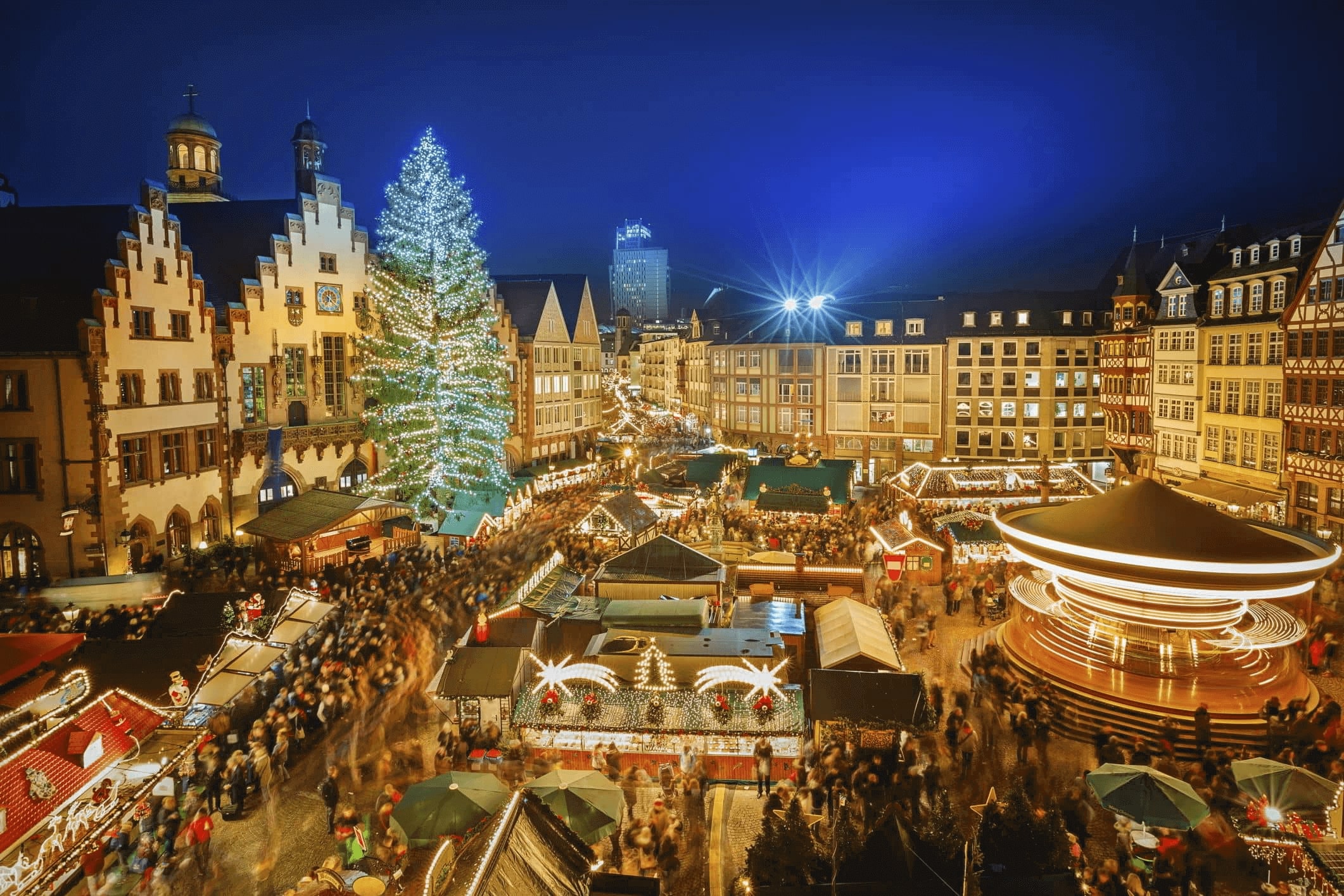 Strasbourg during the Christmas season.