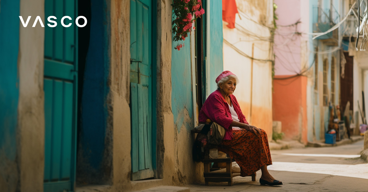 A picturesque street in Havana.