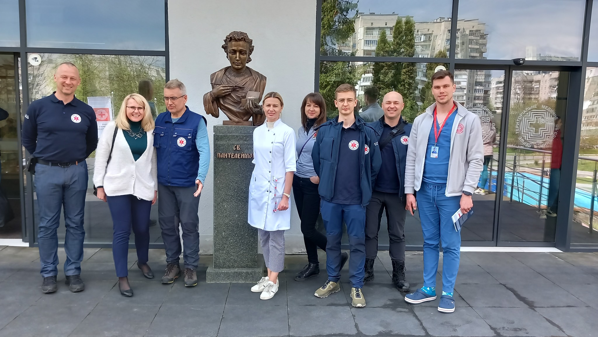 Vasco traige training for Ukrainian medics